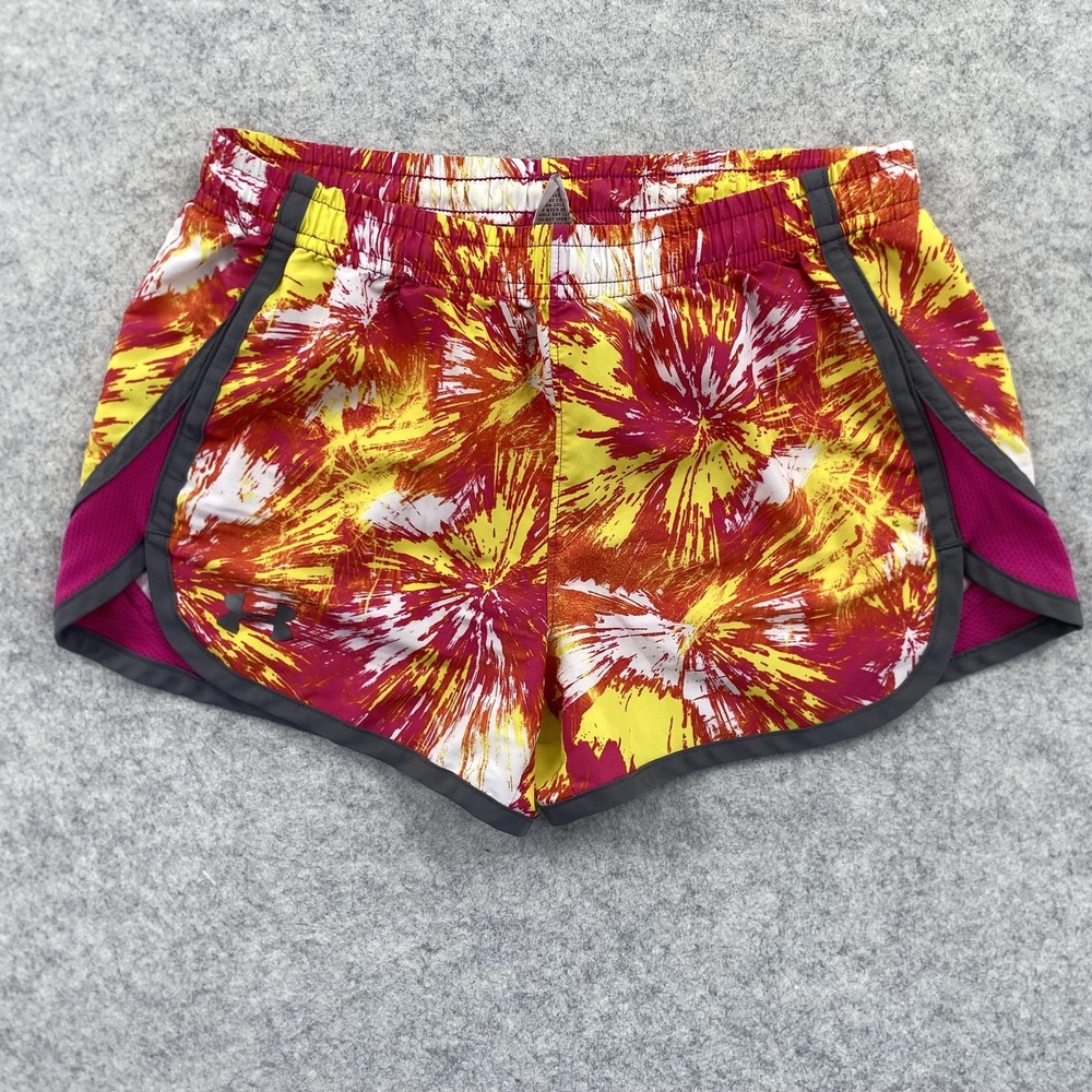 Under Armour Athletic Shorts Youth Medium (24x3) Multicolor HeatGear Running Gym